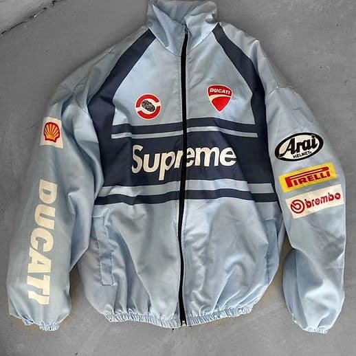 Ducati x Supreme Racing Team Jacket – Ice Blue